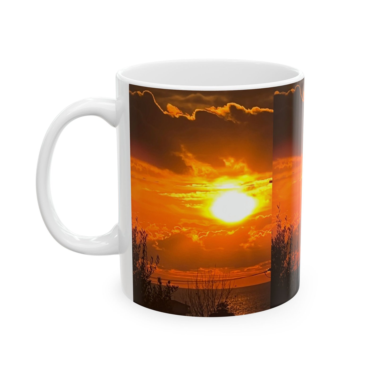 Sunset Serenity Ceramic Mug - 11oz & 15oz | Perfect for Coffee Lovers & Nature Enthusiasts 3 Sunset Serenity Ceramic Mug - 11oz & 15oz | Perfect for Coffee Lovers & Nature Enthusiasts - Image 3