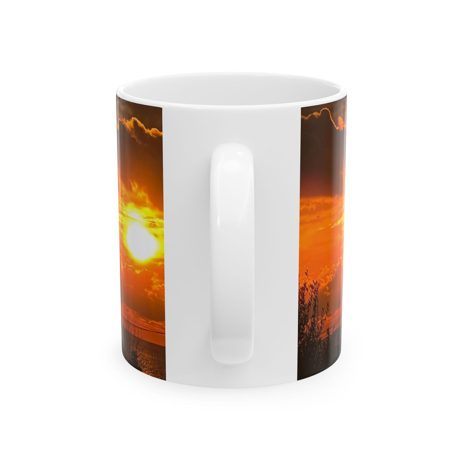 Sunset Serenity Ceramic Mug - 11oz & 15oz | Perfect for Coffee Lovers & Nature Enthusiasts 2 Sunset Serenity Ceramic Mug - 11oz & 15oz | Perfect for Coffee Lovers & Nature Enthusiasts - Image 2
