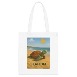 Turtle Tote Bag with Skafidia Design