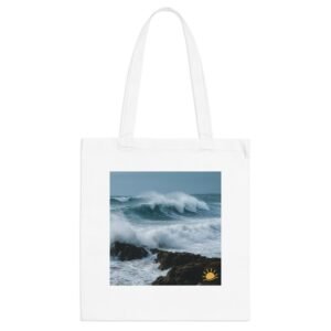 Wild Waves Tote Bag with Skafidia Design